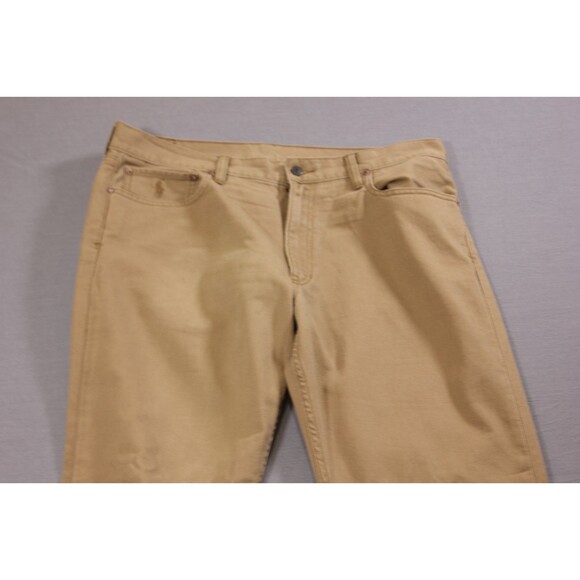 Polo Ralph Lauren Jeans Mens 867 Classic Brown denim Jeans Pony cotton 36" X 30" - Picture 6 of 12